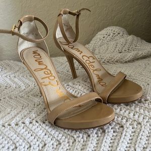 Sam Edelman nude strappy heel. Size 9.  Worn twice